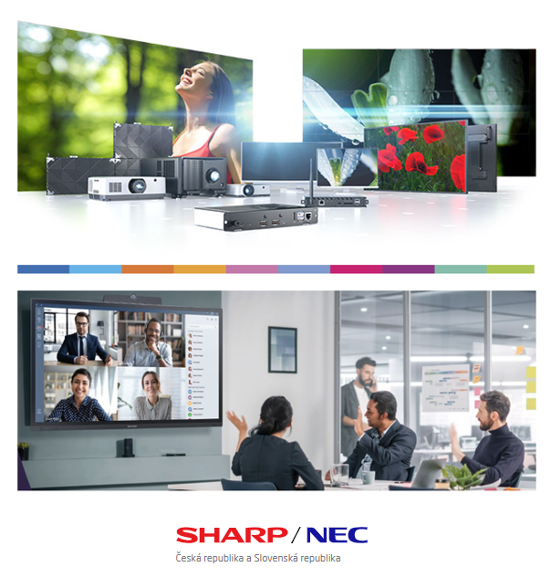 Jsme distributorem výrobků společnosti Sharp NEC
