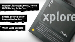 Xplore iX104C5 DMSR - odolné tablet PC s procesorem Intel® Core™ i7
