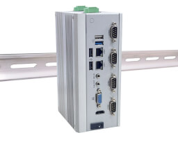 Pasivně chlazené průmyslové Box PC typu DIN-Rail LexCom LexSystem MIRO-3 2 Layers