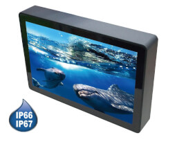 LexCom 10.1" SHARK Bezel-free Waterproof Panel PC - s deskou 2I385HW