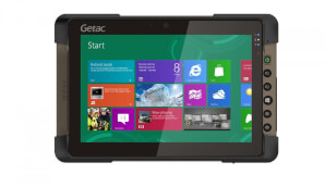 Lehký odolný tablet Getac T800 s 8.1" displejem, certifikací MIL-STD 810G, krytím IP65 a čtyřjádrovým procesorem Intel® Pentium® N3530 2.16 GHz