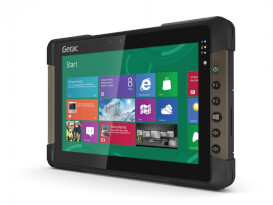 Lehký odolný tablet Getac T800 s 8.1" displejem, certifikací MIL-STD 810G, krytím IP65 a čtyřjádrovým procesorem Intel® Pentium® N3530 2.16 GHz